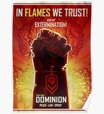 IN FLAMES WE TRUST Poster