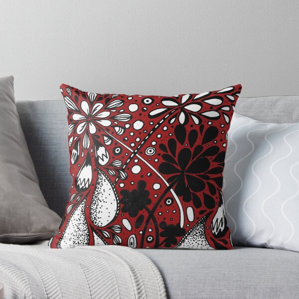 Item preview, Flower Shower in Red designed and sold by aehart.