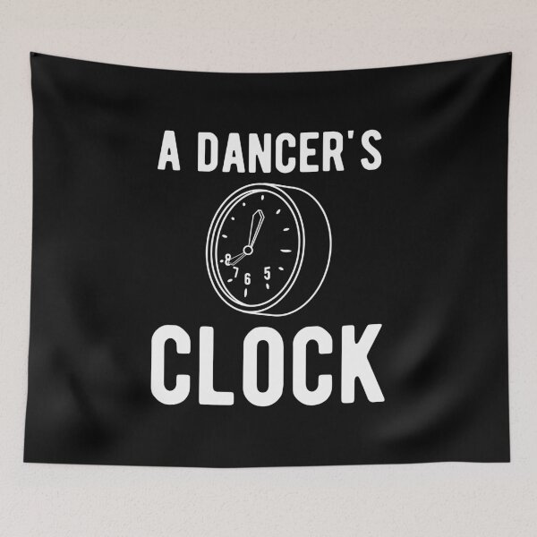 Item preview, Dance A Dancers Clock 8 7 6 5 Birthday Gift designed and sold by haselshirt.