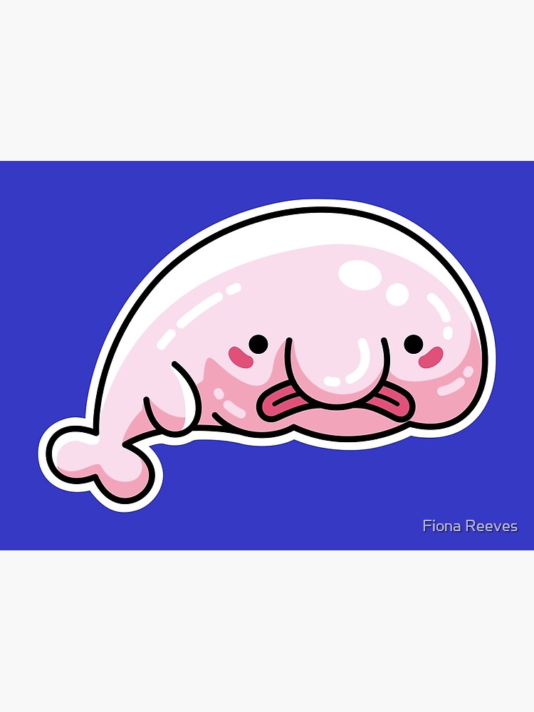 Kawaii Cute Blobfish | Art Print