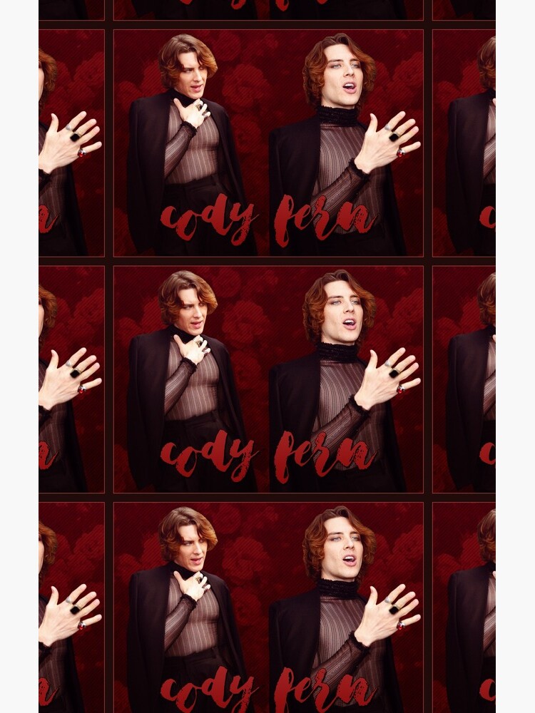 Disover CODY FERN -- Red Floral Background | Samsung Galaxy Phone Case