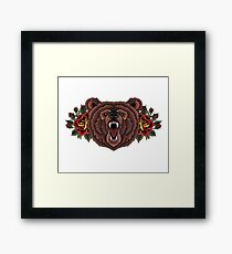 Grizzlybär Gerahmtes Wandbild