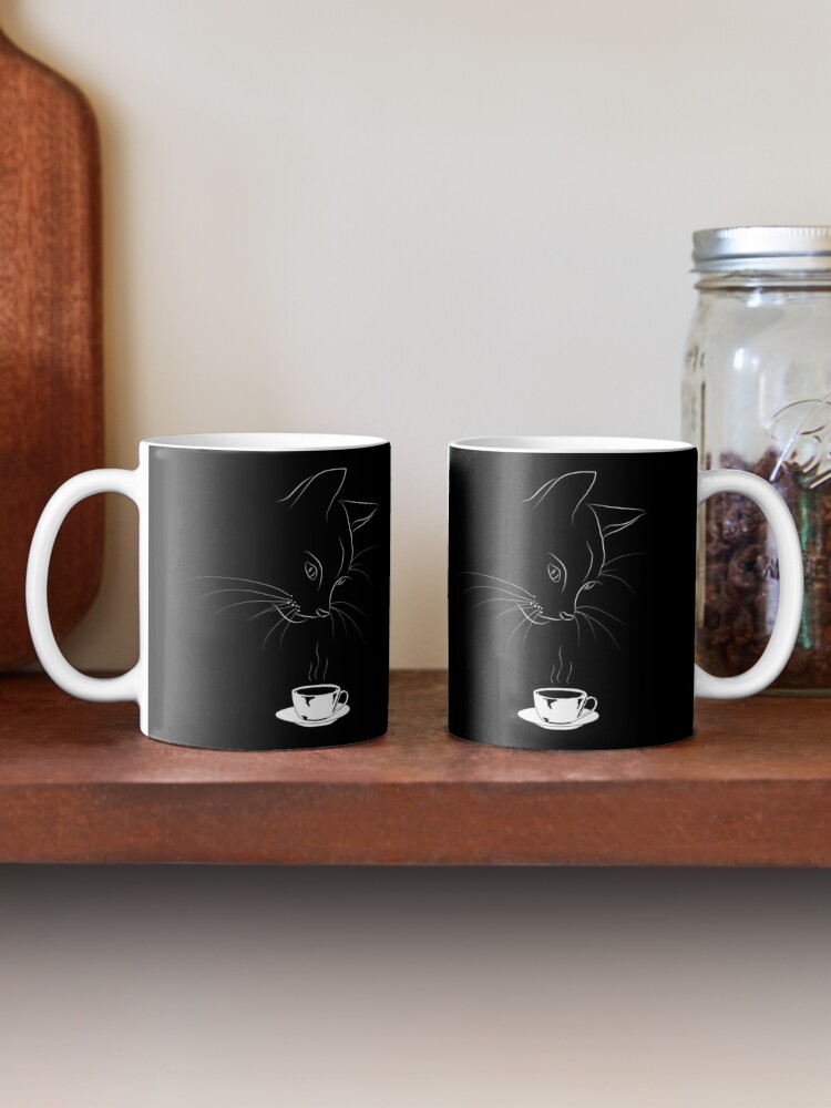 Alternate view of Coffee Cat Coffee Mug
