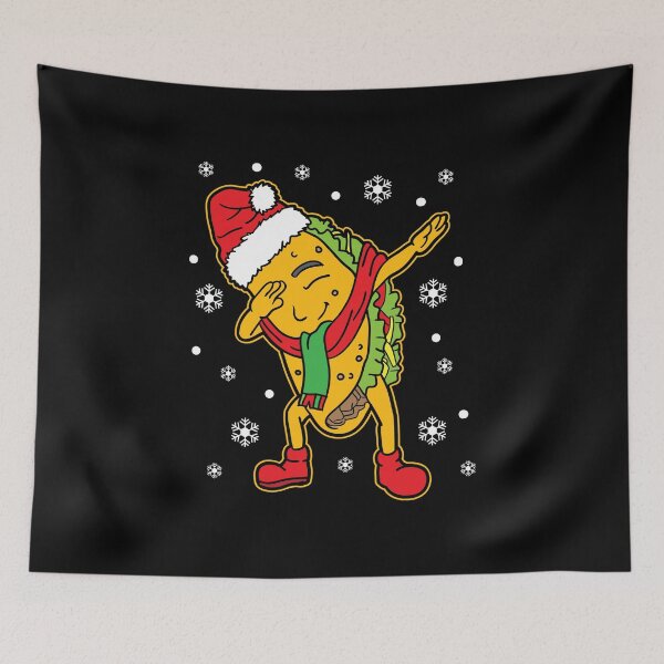 Item preview, Dabbing Santa Taco Christmas Xmas Holiday Gift designed and sold by haselshirt.