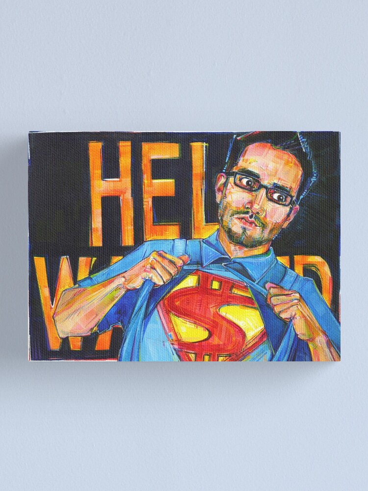 Thumbnail 2 of 3, Canvas Print, This Looks Like a Job for a Chicano designed and sold by gwennpaints.