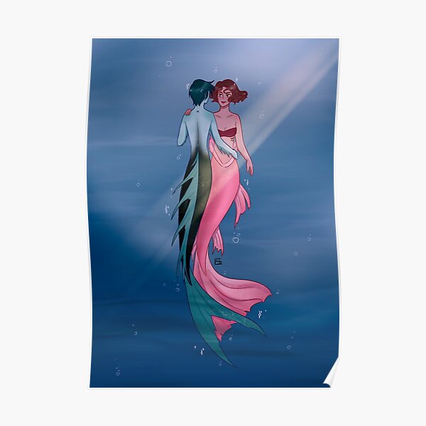 Poster Anime Mermaid 32x44cm 