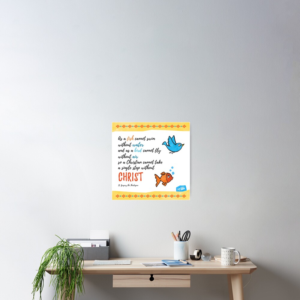 St Gregory Theologian quote Poster