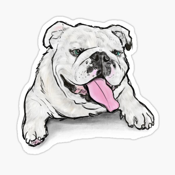 Item preview, Ramsey the Bulldog designed and sold by ArtisticBulldog.