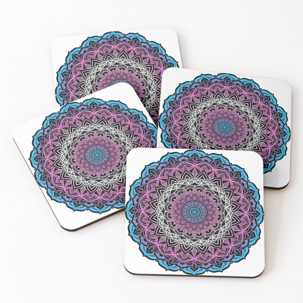 Item preview, Transgender Pride Mandala  designed and sold by JustGottaDraw.