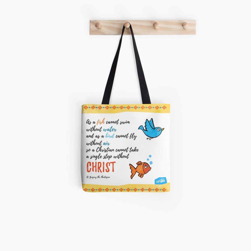 St Gregory Theologian quote Tote Bag