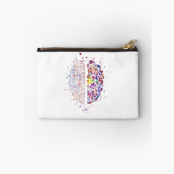 Item preview, Circuit board brain,  watercolor circuit board brain, science art, science designed and sold by Rosaliartbook.