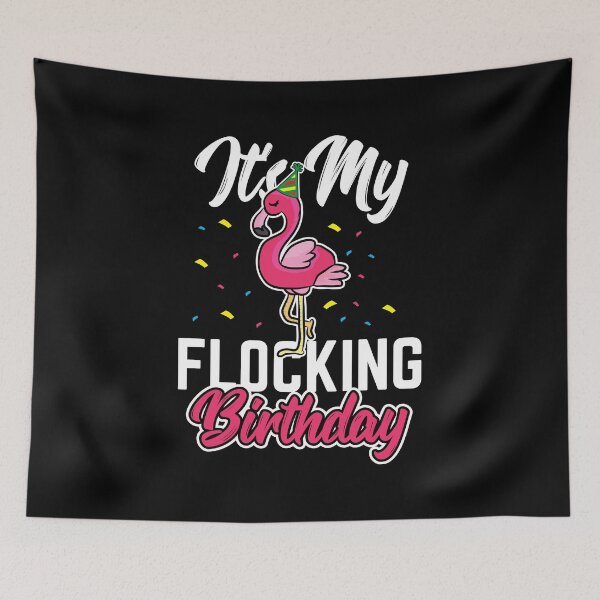 Item preview, Animal Lover Flamingos Its My Flocking Birthday Gift Idea designed and sold by haselshirt.