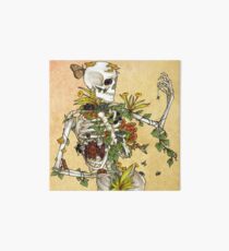 Bones and Botany Art Board Print