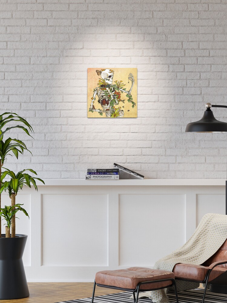 Thumbnail 1 of 4, Metal Print, Bones and Botany designed and sold by E Moss.