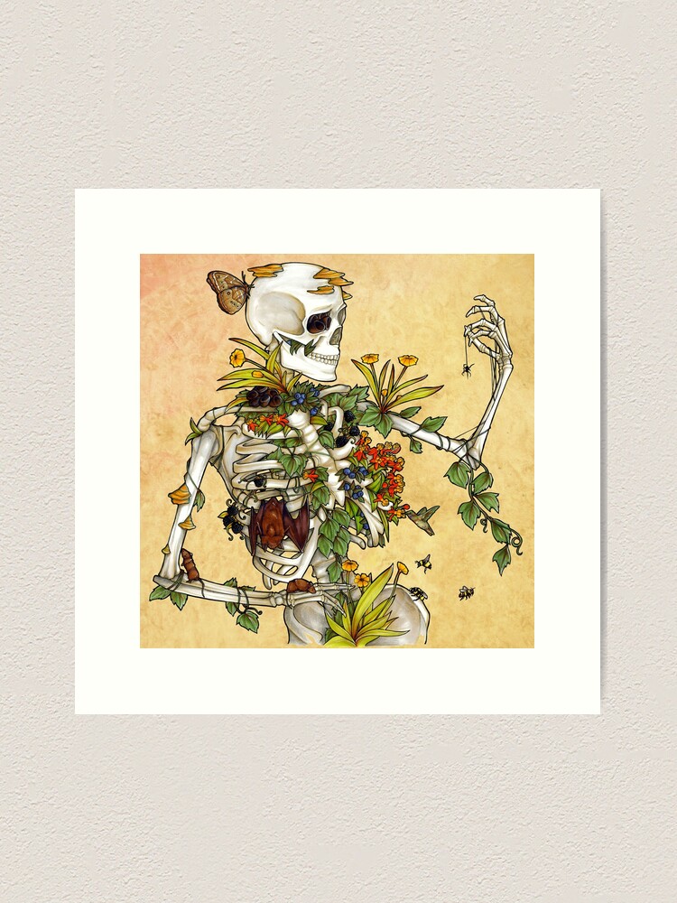 Alternate view of Bones and Botany Art Print