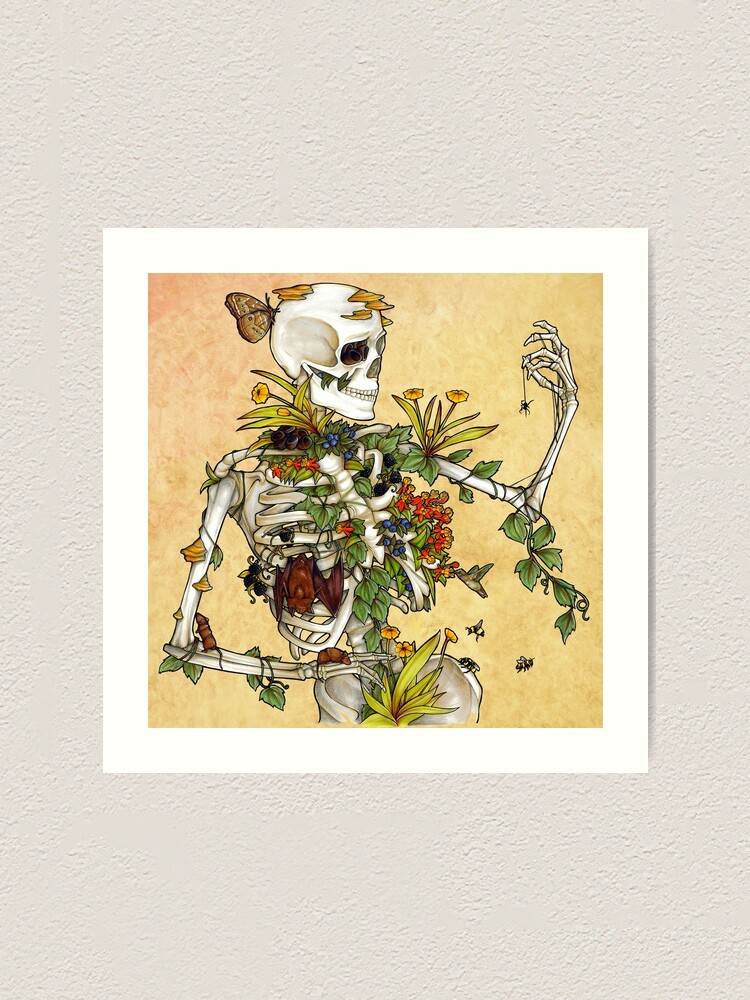 Alternate view of Bones and Botany Art Print