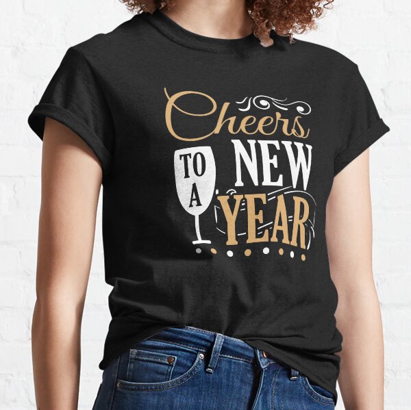 Item preview, Cheers To A New Year Welcome 2019 New Year's Eve Gift designed and sold by haselshirt.