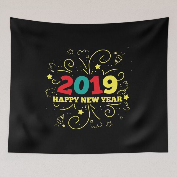 Item preview, Happy New Year 2019 Fireworks Celebration New Year's Eve Gift designed and sold by haselshirt.