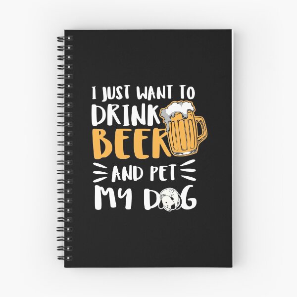 Item preview, Dog Lover Just Want To Drink Beer And Pet My Dog Gift designed and sold by haselshirt.