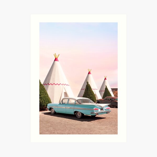 WIG WAM MOTEL Art Print