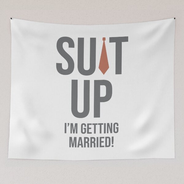 Item preview, Suit up I'm getting married! designed and sold by SVDesignatVasil.