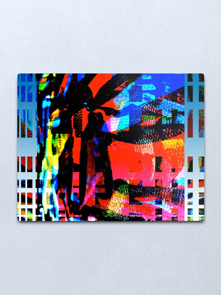 Alternate view of Vivid City Metal Print