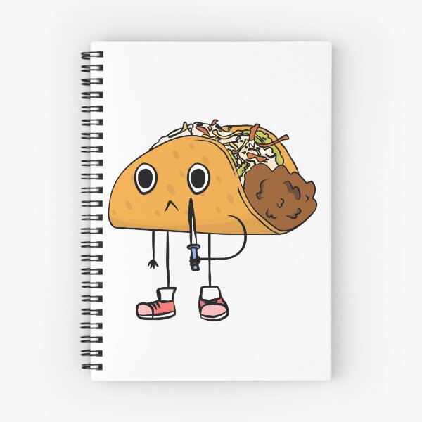 Item preview, Cute Taco Holding Knife designed and sold by therealsadpanda.