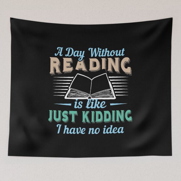 Item preview, Reading Book Reading Just Kidding Birthday Gift Idea designed and sold by haselshirt.
