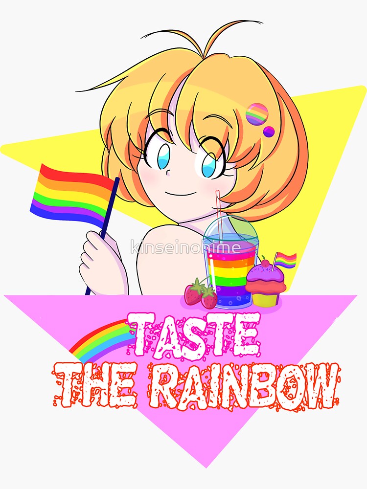 Bisexual Pride Anime Sketch