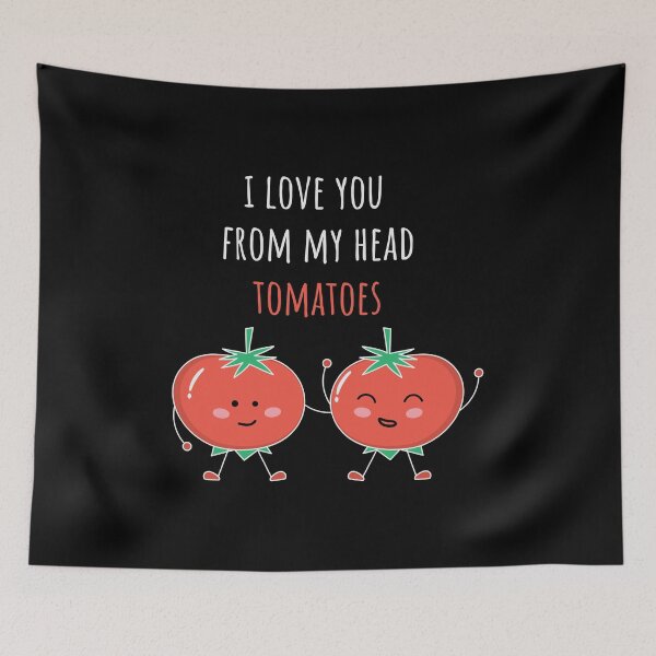 Item preview, Tomato Shirt I Love You From My Head Tomatoes Funny Gift Tee designed and sold by haselshirt.