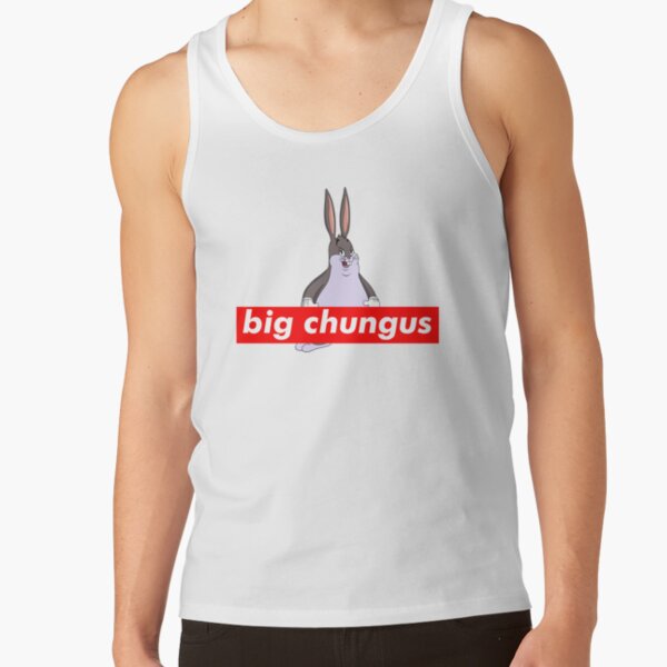 Big Chungus Tank Tops Redbubble - big chungus song roblox id endigo