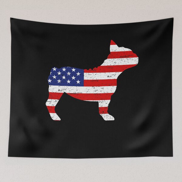 Artikelvorschau, French Bulldog 4th of July American Flag entworfen und verkauft von rafaeltto.