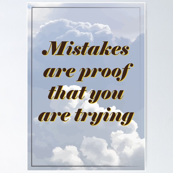 Item preview, Mistakes are proof designed and sold by daddylongarms.
