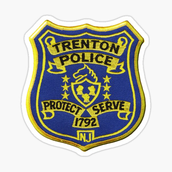 Item preview, Trenton Police designed and sold by Lawrence Baird.