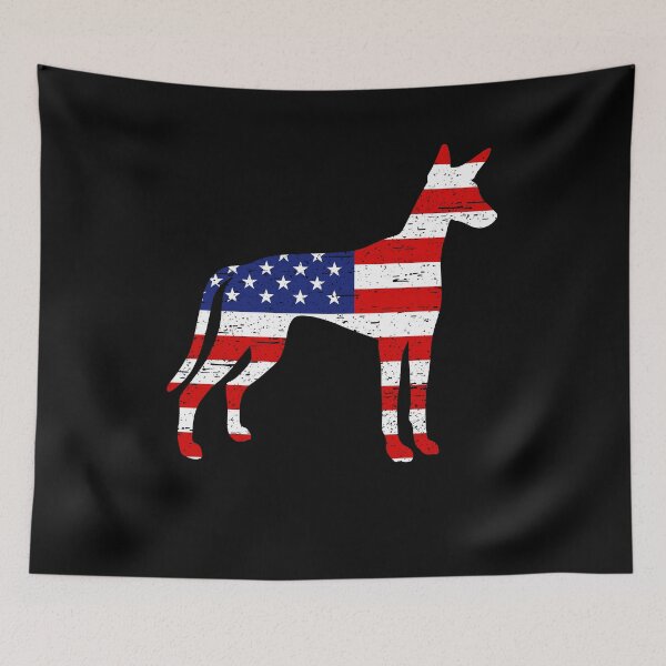 Item preview, Ibizan Hound 4th of July American Flag  designed and sold by rafaeltto.