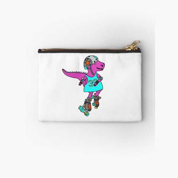 Item preview, Roller derby / roller skating pink dinosaur designed and sold by kaf1.