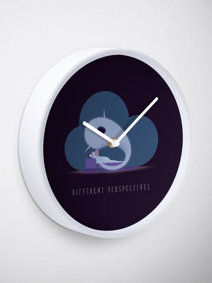 Alternate view of Different Perspectives Clock