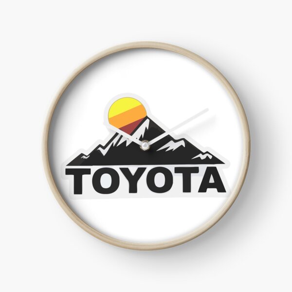Toyota Fan Design Clock