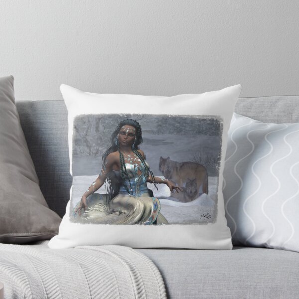 Item preview, Native American Fantasy 1: Winter Wolf designed and sold by MichelleIacona.