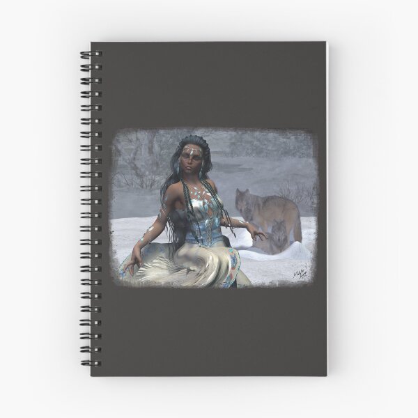 Item preview, Native American Fantasy 1: Winter Wolf designed and sold by MichelleIacona.