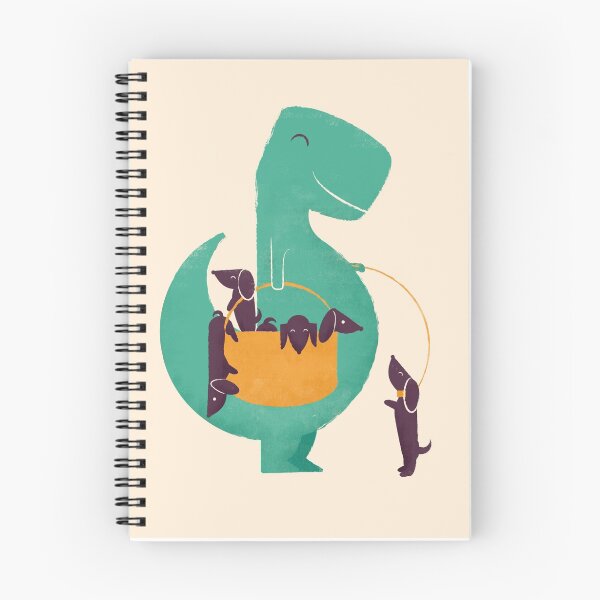 Item preview, T-Rex and his Basketul of Wiener Dogs designed and sold by jayfleck.