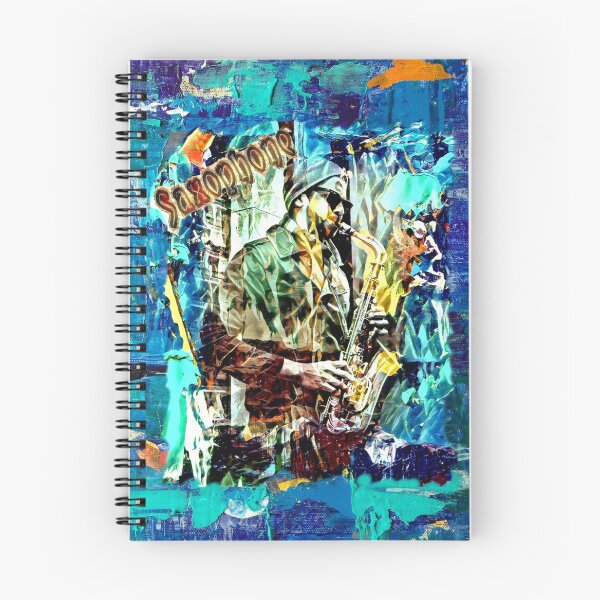 Item preview, Saxophonist and Abstract art  designed and sold by interocitore.
