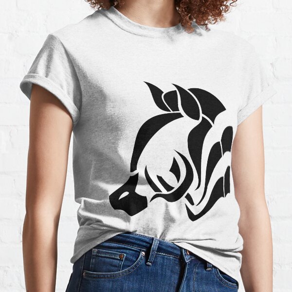 Beautiful graphical zebra illustration Classic T-Shirt