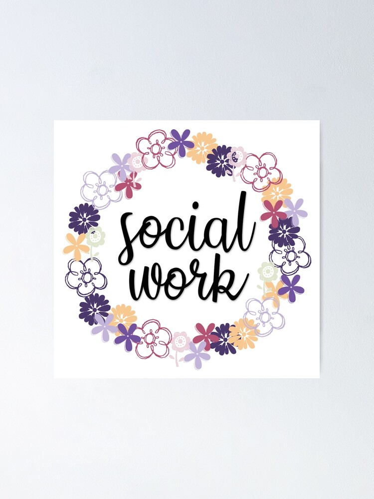 Thumbnail 1 of 3, Poster, Social work designed and sold by bbanks1373.