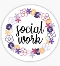 Social work Sticker