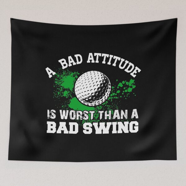 Item preview, Golf Shirt Bad Attitude Worst Than Bad Swing Golfer Gift Tee designed and sold by haselshirt.