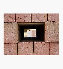 Through the brick wall Photographic Print