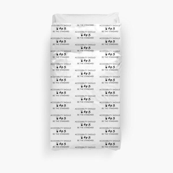 Accessibility Duvet Cover