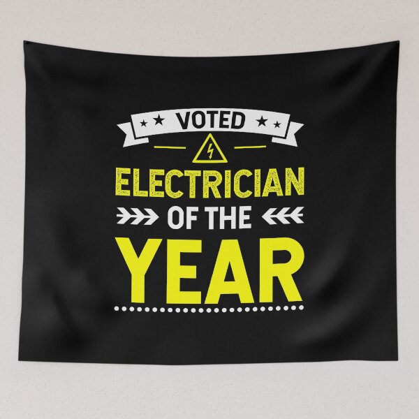 Item preview, Electrician Shirt Voted Electrician Of The Year Gift designed and sold by haselshirt.