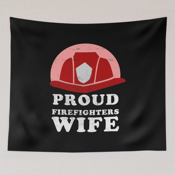 Item preview, Firefighter's Wife Proud Firemen Gift  designed and sold by haselshirt.